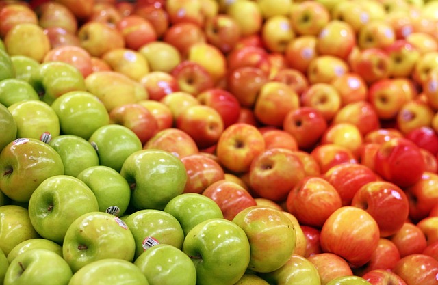 Pomme, alimentation riche en vitamines